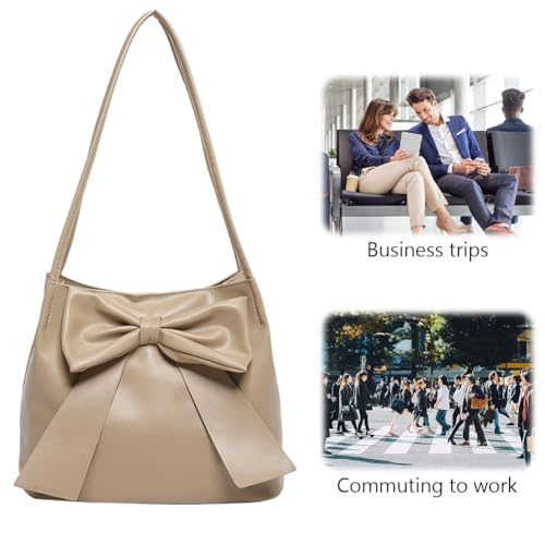 Shoulder Bags Solid Color Underarm Bags PU Sling Bag Spacious Cute for Women Travel Shopping Daily Work2