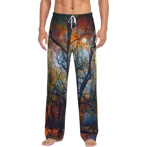 Pantalon de pyjama flanelle homme contre le froid, coupe décontractée et polaire anti-frottement
