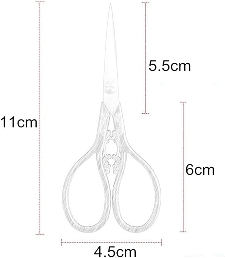 Craft Scissors Stainless Steel Antique Small Scissors Exquisite Craft Scissors Sewing Supplies and Accessories Cross Stitch Scissors Scissors