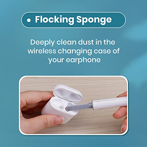 Ahero Cleaning Pen For Airpods,Earbuds Cleaner For Cleanging Earphones And Charging Case(White) #TOP3