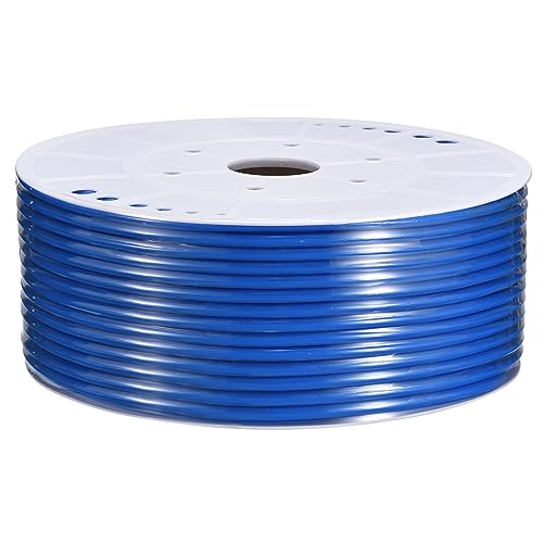 Image of MECCANIXITY PU Air Line Tubing Hose Tube Blue, 6mmx4mm 160M 525ft for Fluid Transfer, Air Compressor