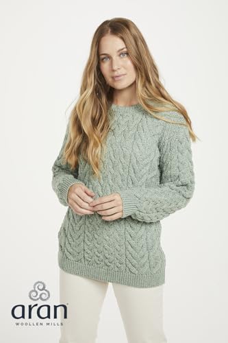 Irish Sweater for Men's Made in Ireland Supersoft Merino Wool Aran Fisherman Pullover4