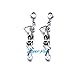 Zipper Pull, Skull Zipper Pull,Zipper Pull Charm, Zipper Pulls for Purses, Skull Charm, Key Chain,Zipper Pull, Perfect for Necklaces, Bracelets , keychain and earrings