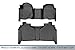 MAXLINER Floor Mats 2 Row Liner Set Compatible with 2019-2025 Chevrolet Silverado 1500