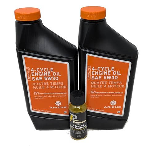 Ariens 5W-30 Oil 2-Pack with Fuel Treatment
