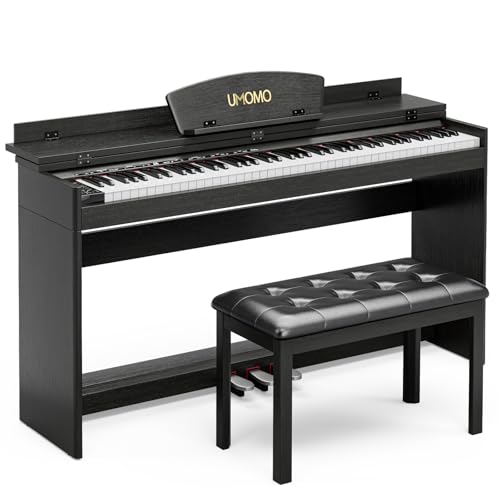UMOMO U-720 88 Key Digital Piano Keyboard with Piano Bench, Full Size Electric Piano with Piano...