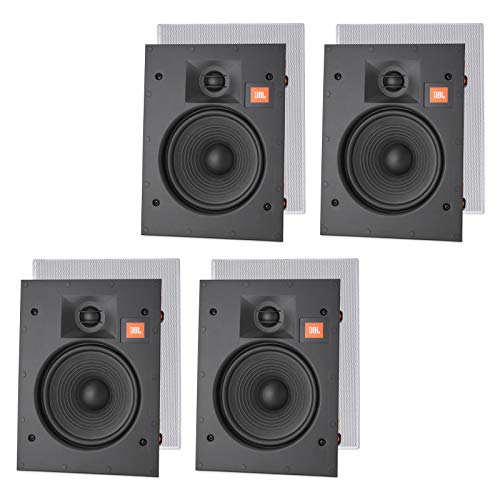 JBL LAE6I 6.5" in-Wall Speakers 2-Way Frameless Design with White Magnetic Grille