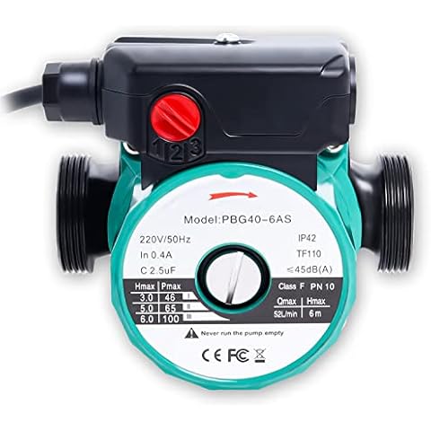 Bomba de Circulación de Agua Caliente Poweka RS25-60/130 Cover