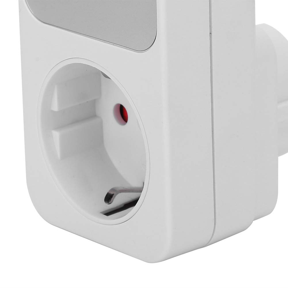 Wtyczka UE 230 V 16 A Timer Przełącznik Gniazda Zasilania Od 1 do 10 Godzin Swobodne Ustawianie Sterownika Wyłącznika Czasowego Odliczania do Oświetlenia Domu, Wentylatorów,