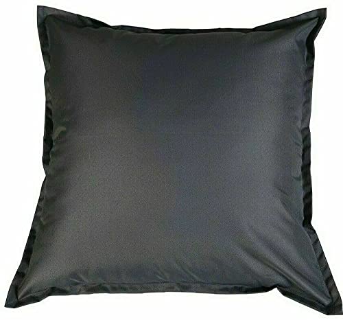 POSHLIVING Premium Grey WATERPROOF Outdoor FILLED 24" Garden Furniture Scatter Cushion PAD 60 x 60cm (Grey)