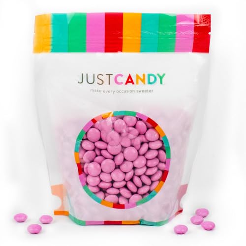 375pcs Pink Coated Milk Chocolate Covered Candies (12oz, 375pcs)