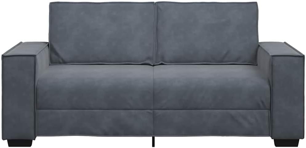 2-Seater Sofa Dark Grey Living Room Furniture