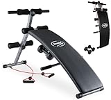 body coach Sit-Up Bench mit Hanteln und Latexbändern, 28517