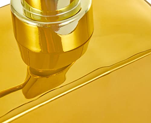 Kleine Wolke Glamour Chic Porcelain Soap Dispenser 5.83" T X 3.86" W (Gold) #TOP3