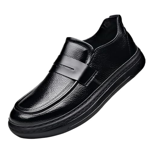 Men's Slip-On Loafers Soft Leather Business Casual Shoes Spring Arrival Comfortable Driving Moccasins Versatile Fashion Sneakers