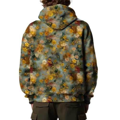 Sudadera sin mangas hombre con capucha café XL para running 3