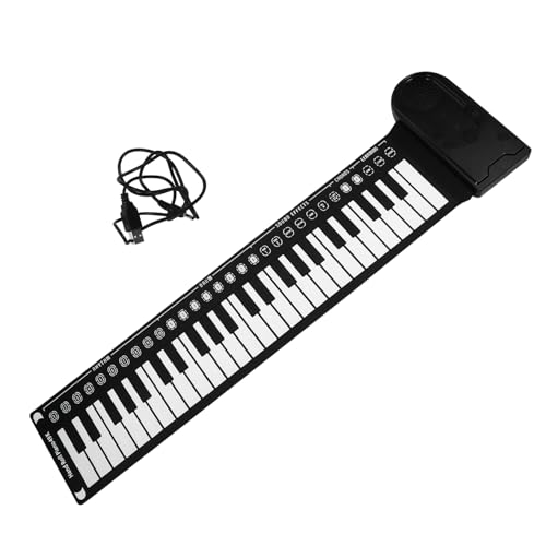 CIMAXIC 49 ロール ピアノ 楽器 シリコン キーボード ピアノ 手 ロール 折りたたみ式 手 電子 ポータブル 電子