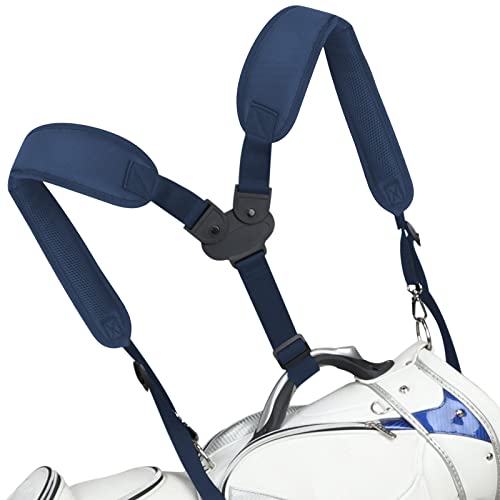 Image of BIG TEETH Golf Bag Straps Swivel Backpack Straps Golf Bag Double Strap, Backpack Straps Replacement Adjustable Bag Strap