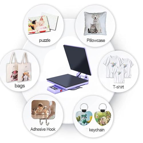 Máquina Termofijadora para Camisetas con Pantalla LCD miniatura 5