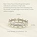 Porment White Gold Plated 925 Sterling Silver - Daisy Flower Ring for Women - Silver Non Tarnish Statement Rings - Fashion Band Sunflower Stacking Wedding Eternityg Ring（Size 7）
