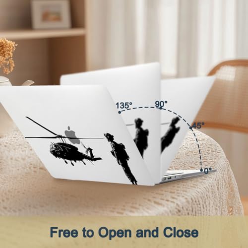 Funda MacBook Air M1 13 para viajar con diseño militar y protector teclado 6
