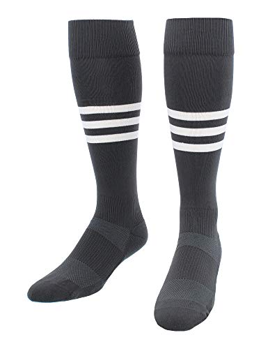 Image of Baseball & Softball Socks | USA Made Dugout Series Striped | Over the Calf | Sizing for Youth Boys, Girls, Men, & Women's