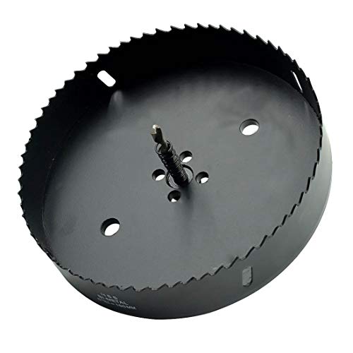 Image of Hole Saw BI -Metal Hole Cutter 200mm /7.9 inch Cutting Dia for Wood, Plastic and Fiberboard