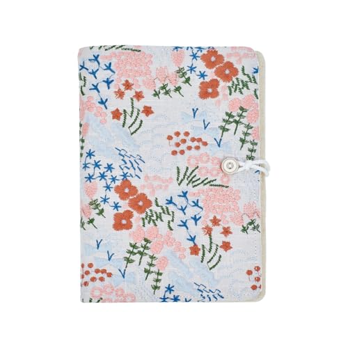 Carnet A5 en tissu brodé pour vos notes quotidiennes et l'écriture créative
