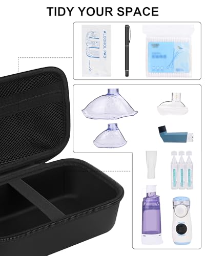 Image of Portable Asthma Inhaler Nebulizer Spacer Case for Kid and Adult, Case Only