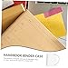 PLAFOPE DIY Scrapbook Protector Translucent Binder Book Cover Note Pad Case Binder Frosted Cover