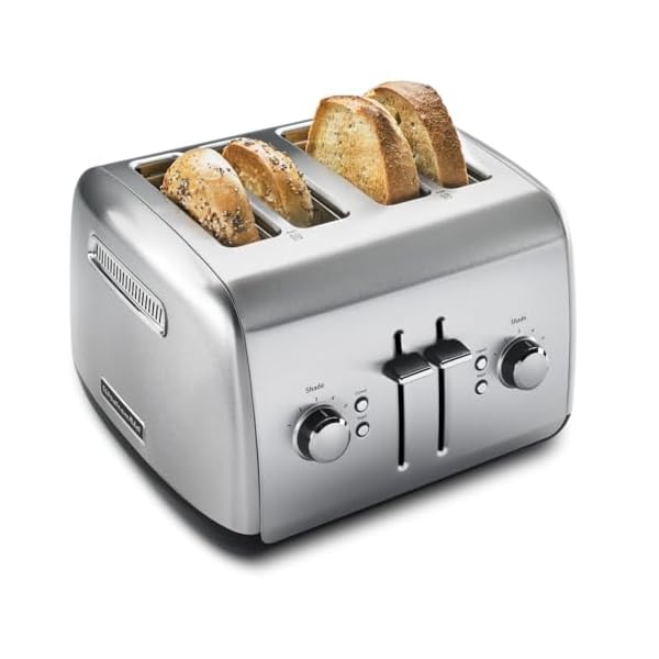   KitchenAid-KMT4115SX-Stainless-Steel-Toaster-Brushed-Stainless-Steel-4-Slice-Pack-of-1