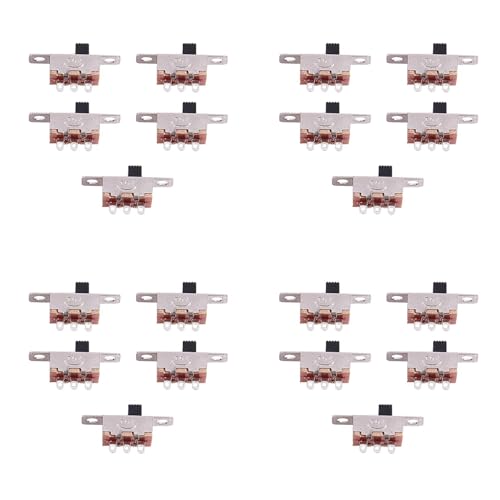 AKNBFIBN 20x �I��-�I�t 2�|�W�V���� SPDT 1P2T�p�l�� �~�j�X�C�b�`�͂񂾃��O 12F15G3