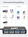 4-Port USB 3.0 Hub, High Speed 5Gbps Data Transfer Hub for Laptop, PC, MacBook - Portable Type-A Ports with 2ft Extended Cable