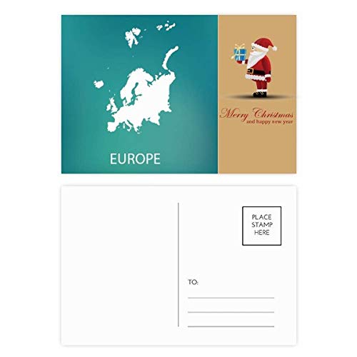 Carte de Père Noël et Europe continentale un lot de 20 cartes pour s'unir