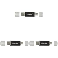 Intenso Twist Line 128 GB - Chiavetta USB Dual 3.2 Gen 1x1, USB