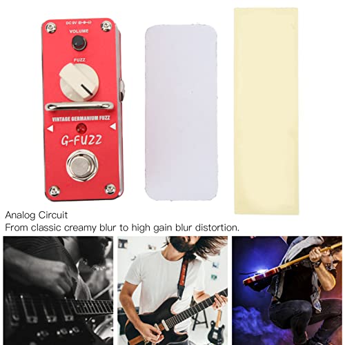 Fupei Pédales d’effets, True Bypass Portable G Fuzz Contrôle du Volume 9V DC Pédale d’effet de Guitare Rouge pour… - Les Beatles, Paul McCartney, John Lennon, RIngo Starr, George Harrison Fupei Pédales d'effets, True Bypass Portable G Fuzz Contrôle du Volume 9V DC Pédale d'effet de Guitare Rouge pour… – Image 3