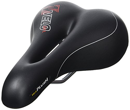 Selle en gel pour vélo grand confort avec revêtement peluche doux