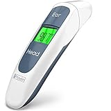 Ear and Head Thermometer - Temporal Thermometers - Temperature Measurements for Adults and Kids - Clinical Ear and Tympanic Thermometer for Fever- iProvèn DMT-316 Digital Thermometer