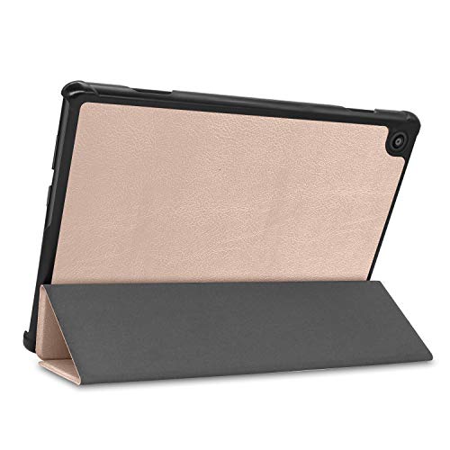 Image of Robustrion Smart Trifold Hard Back Flip Stand Case for M10 FHD Plus 10.3 inch(26cm) - Gold