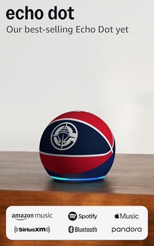 Image of Amazon Echo Dot (newest model) | Officially Licensed NBA Limited-Edition | Los Angeles Clippers