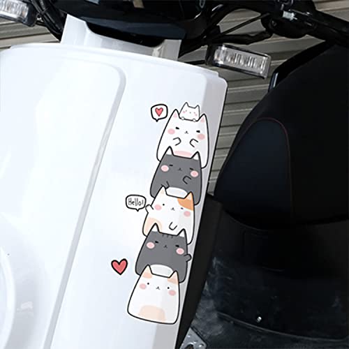 Belugadesign Cat Bumper Sticker | Decal Vinyl Pastel Cute Kawaii Anime For Car Laptop Window | Fun Meme Gift Pink White Gray #TOP5