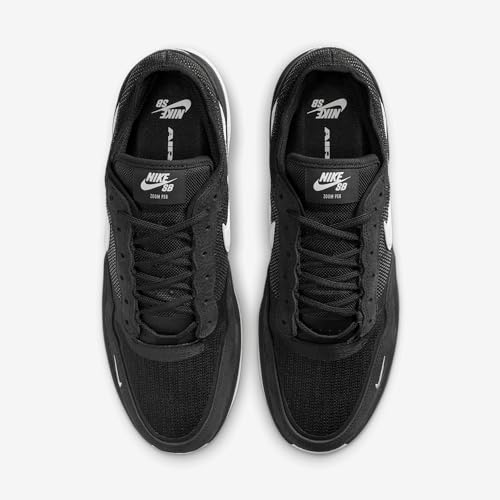 Image of Nike SB PS8 Men's Shoes (FV8493-003, Black /Black /White /White) Size 14