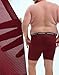 INNERSY Men's Big and Tall Boxer Briefs Breathable Mesh Cooling Underwear 3-Pack(Crimson Shadow,3X)
