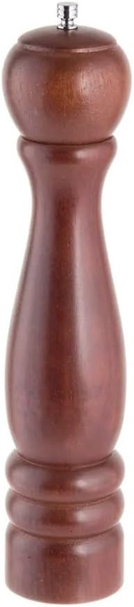 Soro Essentials- 18” Wooden Pepper Grinder Walnut Finish- Pepper Mill Salt Mill Best Pepper Salt Grinder with Adjustable Rotor and Easily Refillable Spice Tool Grinder Pepper Grinder for your Kitchen