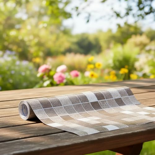 Image of VKR Peel and Stick Marble Wallpaper Roll | Waterproof Self Adhesive Vinyl Sheet for Kitchen Counter, Cupboards, Tabletop, Shelves & Home Furniture Decor (Brown, Pack of 1)