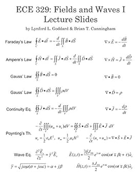 Paperback ECE 329: Fields and Waves I - Lecture Slides Book