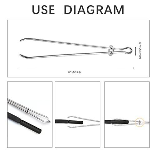 Renyiz Kordel für Jogginghose, Kordelzug 160cm mit Metallverschluss-Enden und Durchziehnadel, Ersatz Kordelanten für Jogginghosen, Hoodies, Jacken, Sweatshirts, Badehosen