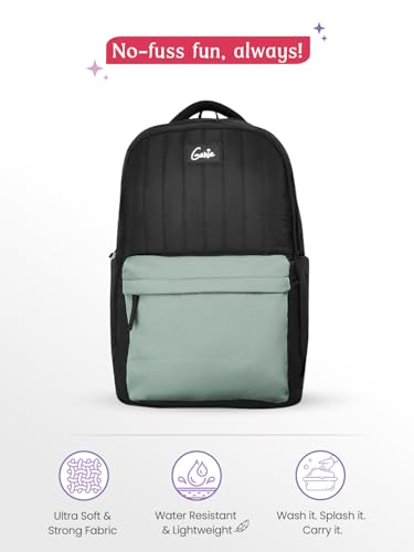 Image of Genie 19 inch Laptop Backpack for Women & Girls | Spacious Office, College & Travel Bag | Water Resistant, Multi-Compartment with Padded Laptop Sleeve