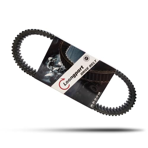 LOONGPART 59011-0003 Heavy Duty Drive Belt 59011-0019 Compatible with Kawasaki Brute Force 650 750 2005-2023 / KFX700 2004-2009 / Prairie 360 650 700 2002-2012 / Teryx 750 2011 59011-0019