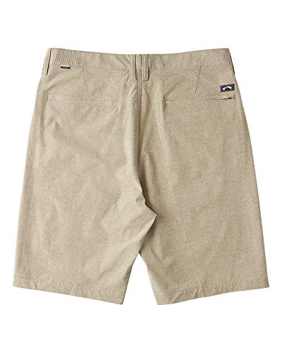 Billabong Men's Classic 4-Way Stretch Quick Dry Hybrid Short, 21 Inch Outseam, Khaki, 32 #TOP1